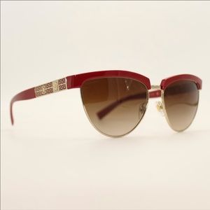 Versace Crystal Greek Motif Sunglasses